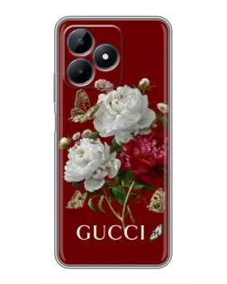 Чехол для Realme Note 50 с картинкой «Gucci —  сад»