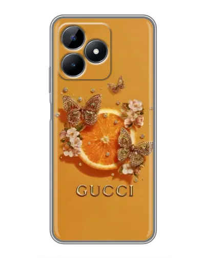 Чехол для Realme Note 50 с картинкой «Gucci — золотые бабочки» Чехол для Realme Note 50 с картинкой «Gucci — золотые бабочки»