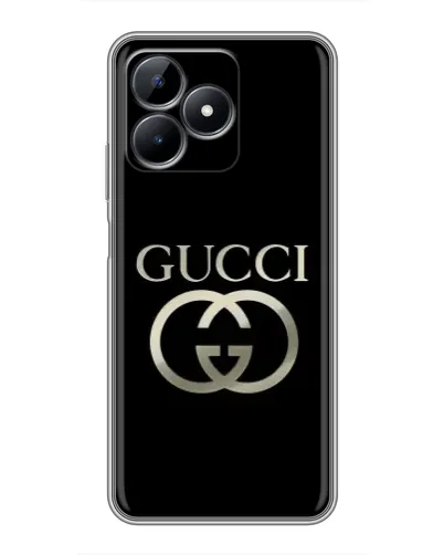 Чехол для Realme Note 50 с картинкой «Gucci — золото на черном» Чехол для Realme Note 50 с картинкой «Gucci — золото на черном»