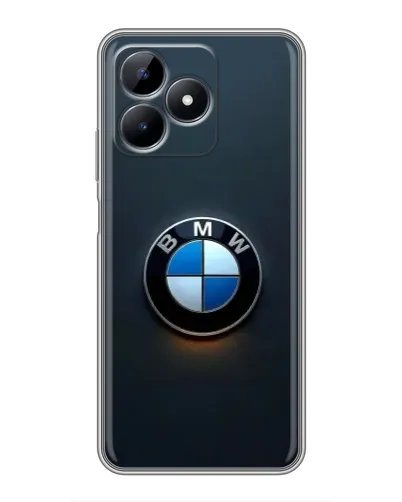 Чехол для Realme Note 50 с картинкой «Логотип BMW — минимализм»
