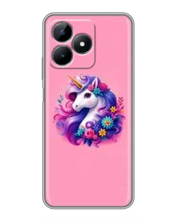 Чохол для Realme Note 50 з картинкою «Казковий єдиноріг»