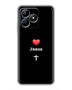 Чохол для Realme Note 50 з картинкою «Серце - Jesus» Чохол для Realme Note 50 з картинкою «Серце - Jesus»