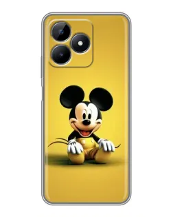 Чохол для Realme Note 50 з картинкою «Міккі на жовтому»