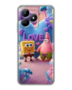 Чохол для Realme Note 50 з картинкою «Губка Боб Патрік»