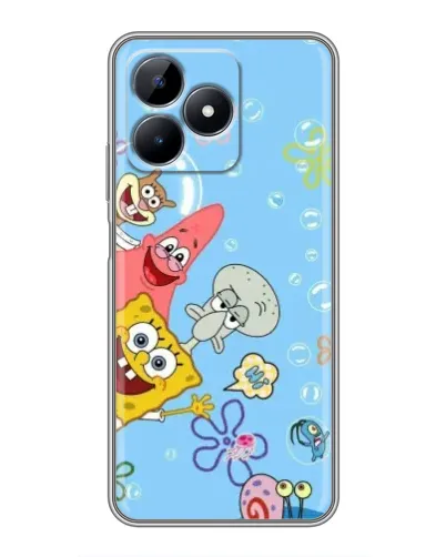 Чохол для Realme Note 50 з картинкою «Веселі бульбашки»