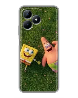Чехол для Realme Note 50 с картинкой «Друзья на лужайке» Чехол для Realme Note 50 с картинкой «Друзья на лужайке»
