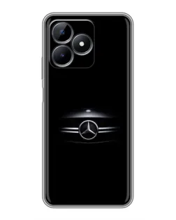 Чехол для Realme Note 50 с картинкой «Mercedes — абстрактные линии»