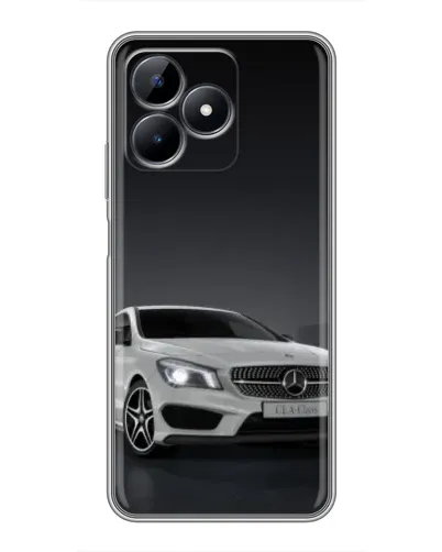 Чехол для Realme Note 50 с картинкой «Mercedes AMG GT Silver»