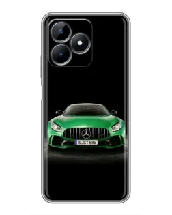 Чехол для Realme Note 50 с картинкой «Mercedes — неоновый лого» Чехол для Realme Note 50 с картинкой «Mercedes — неоновый лого»