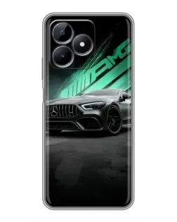 Чехол для Realme Note 50 с картинкой «Темный Mercedes AMG» Чехол для Realme Note 50 с картинкой «Темный Mercedes AMG»