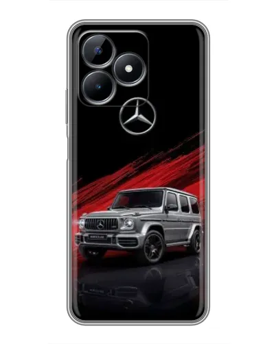Чехол для Realme Note 50 с картинкой «Mercedes G-Class красный»