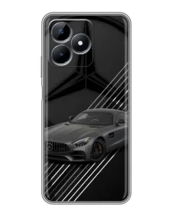 Чехол для Realme Note 50 с картинкой «Mercedes AMG — графика» Чехол для Realme Note 50 с картинкой «Mercedes AMG — графика»