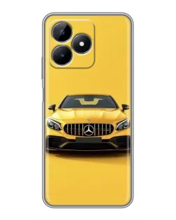 Чехол для Realme Note 50 с картинкой «Желтый Mercedes GT» Чехол для Realme Note 50 с картинкой «Желтый Mercedes GT»