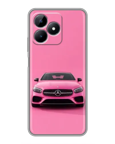 Чехол для Realme Note 50 с картинкой «Розовый Mercedes AMG» Чехол для Realme Note 50 с картинкой «Розовый Mercedes AMG»