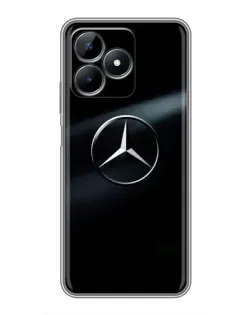 Чехол для Realme Note 50 с картинкой «Mercedes на металле» Чехол для Realme Note 50 с картинкой «Mercedes на металле»