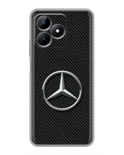 Чехол для Realme Note 50 с картинкой «Карбоновый Mercedes стиль» Чехол для Realme Note 50 с картинкой «Карбоновый Mercedes стиль»