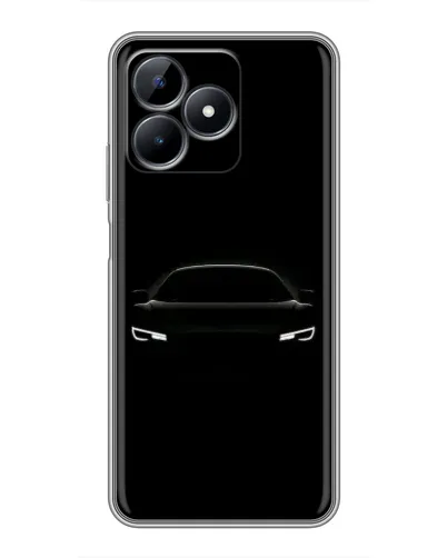 Чехол для Realme Note 50 с картинкой «Взгляд Audi в темноте»