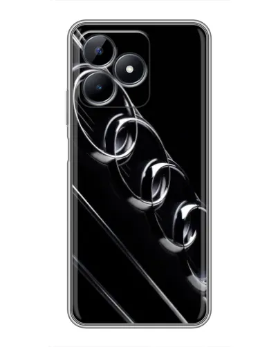 Чехол для Realme Note 50 с картинкой «Audi — абстрактные кольца»