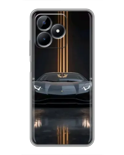 Чехол для Realme Note 50 с картинкой «Lamborghini золотые линии» Чехол для Realme Note 50 с картинкой «Lamborghini золотые линии»