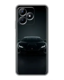 Чехол для Realme Note 50 с картинкой «Черный Lamborghini Aventador» Чехол для Realme Note 50 с картинкой «Черный Lamborghini Aventador»
