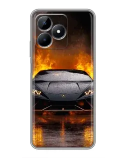 Чехол для Realme Note 50 с картинкой «Lamborghini в огне» Чехол для Realme Note 50 с картинкой «Lamborghini в огне»
