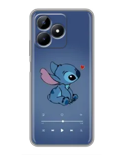 Чехол для Realme Note 50 с картинкой «Музыкальный Stitch»