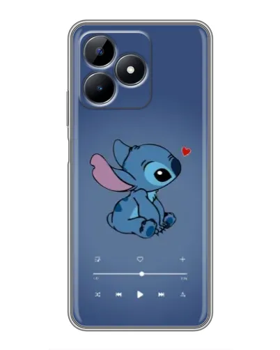Чехол для Realme Note 50 с картинкой «Музыкальный Stitch»