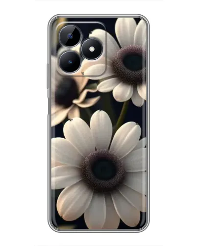 Чехол для Realme Note 50 с картинкой «Белые маргаритки макро» Чехол для Realme Note 50 с картинкой «Белые маргаритки макро»
