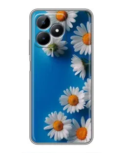Чехол для Realme Note 50 с картинкой «Белоснежные маргаритки»