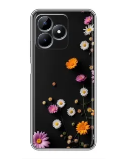 Чехол для Realme Note 50 с картинкой «Цветочная композиция»