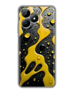 Чохол для Realme Note 50 з картинкою «Рідке жовте золото»
