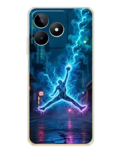 Чохол для Realme Note 60 з картинкою «Jordan Gold Jumpman» Чохол для Realme Note 60 з картинкою «Jordan Gold Jumpman»