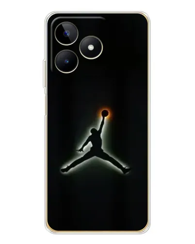 Чехол для Realme Note 60 с картинкой «Jordan Gradient Logo»