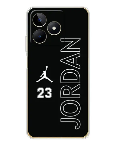 Чехол для Realme Note 60 с картинкой «Jordan Vertical»