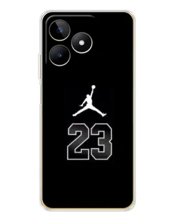 Чехол для Realme Note 60 с картинкой «Jordan Flight 23»
