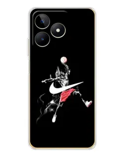 Чехол для Realme Note 60 с картинкой «Jordan Jumpman»