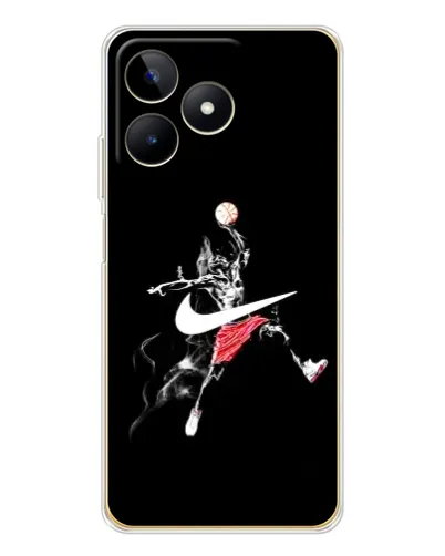 Чехол для Realme Note 60 с картинкой «Jordan Jumpman»