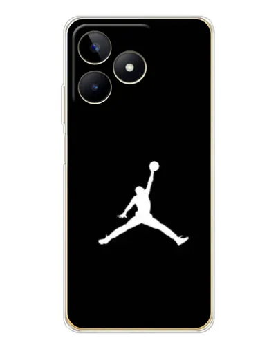 Чехол для Realme Note 60 с картинкой «Jordan Silhouette»