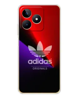 Чохол для Realme Note 60 з картинкою «Adidas Red Neon» Чохол для Realme Note 60 з картинкою «Adidas Red Neon»