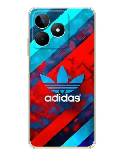 Чехол для Realme Note 60 с картинкой «Абстракция Adidas»