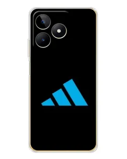 Чехол для Realme Note 60 с картинкой «Adidas Cyan Logo»