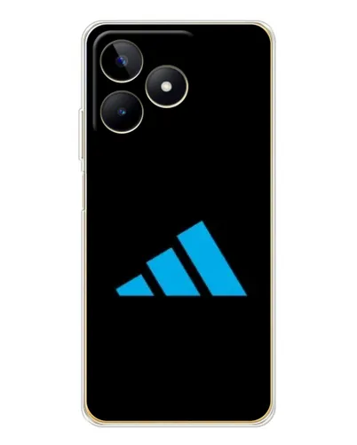 Чехол для Realme Note 60 с картинкой «Adidas Cyan Logo»