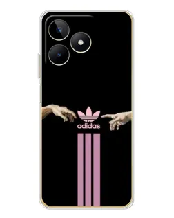 Чехол для Realme Note 60 с картинкой «Adidas Hands»