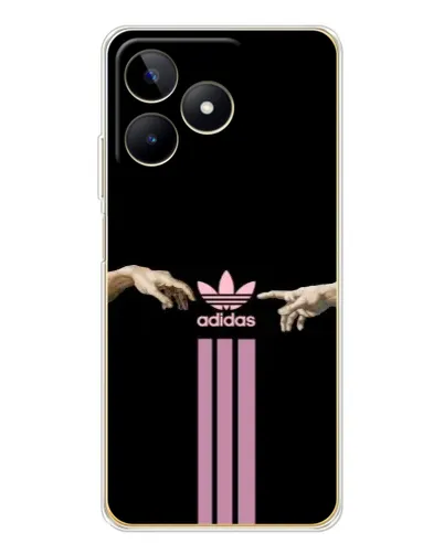 Чехол для Realme Note 60 с картинкой «Adidas Hands»