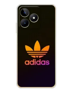 Чехол для Realme Note 60 с картинкой «Градиент Adidas»