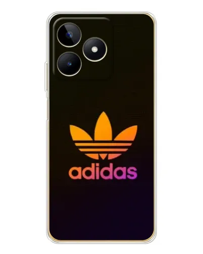 Чехол для Realme Note 60 с картинкой «Градиент Adidas»