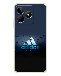 Чехол для Realme Note 60 с картинкой «Adidas Water Drops»