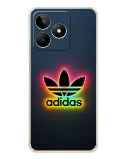 Чехол для Realme Note 60 с картинкой «Неоновый Adidas»