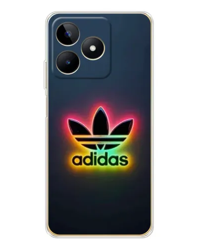 Чехол для Realme Note 60 с картинкой «Неоновый Adidas»