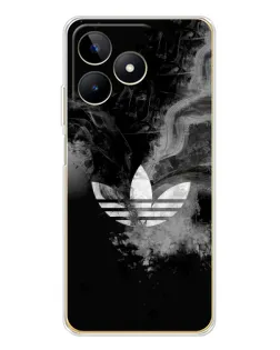 Чехол для Realme Note 60 с картинкой «Абстрактный дым Adidas»